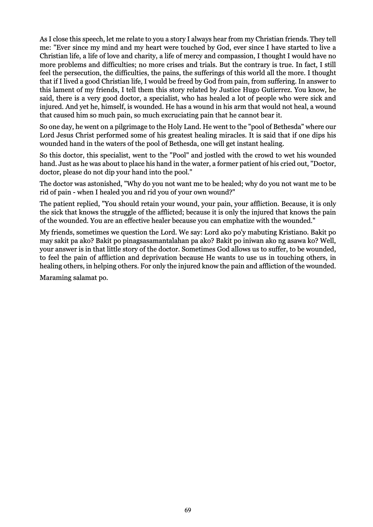 Love God Serve Man, page 69
