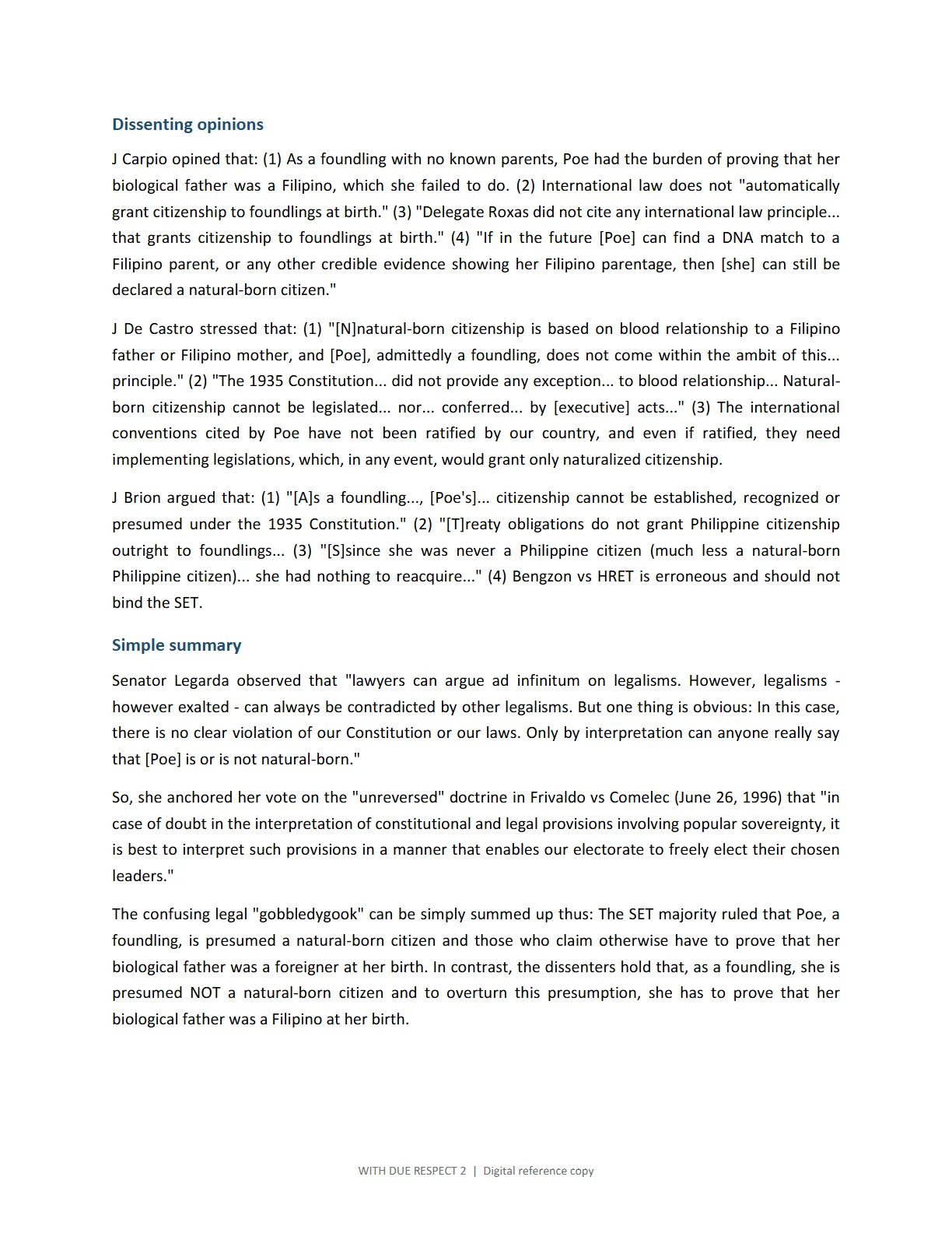 WITH DUE RESPECT 2, page 77