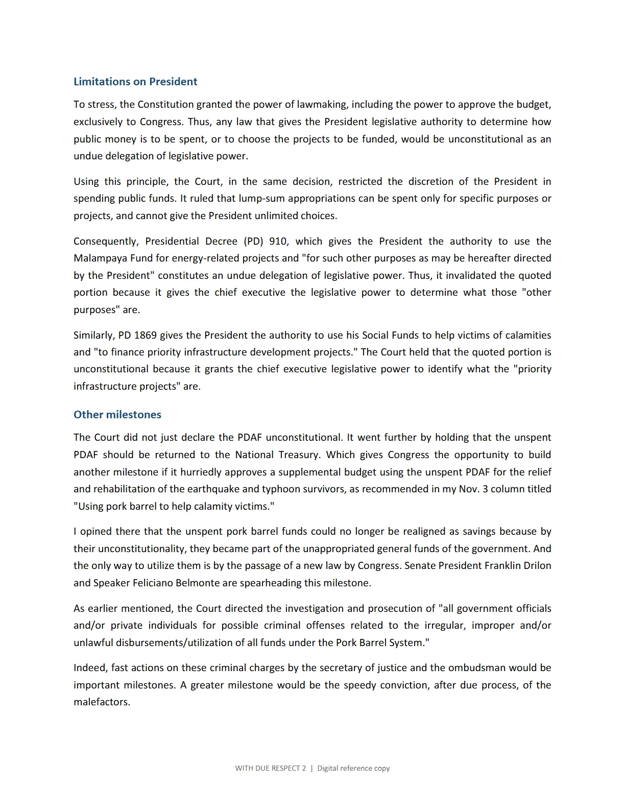 WITH DUE RESPECT 2, page 112