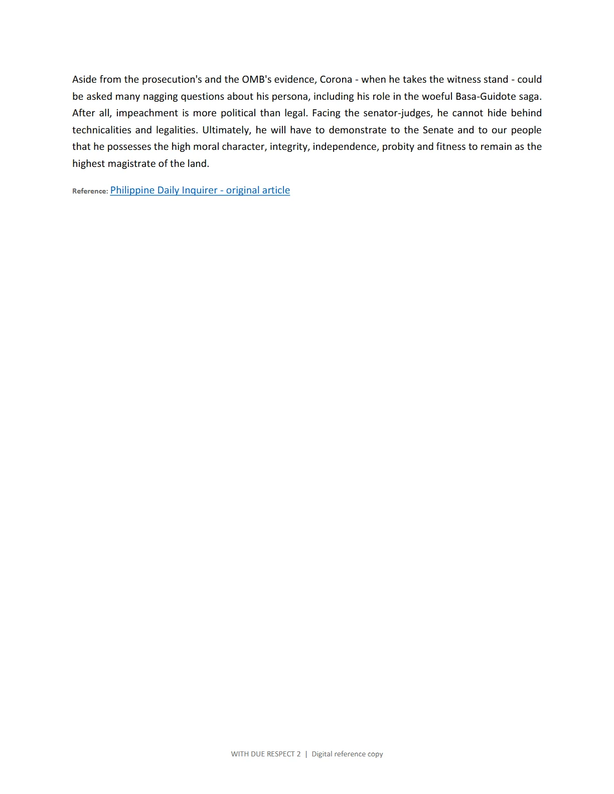WITH DUE RESPECT 2, page 149