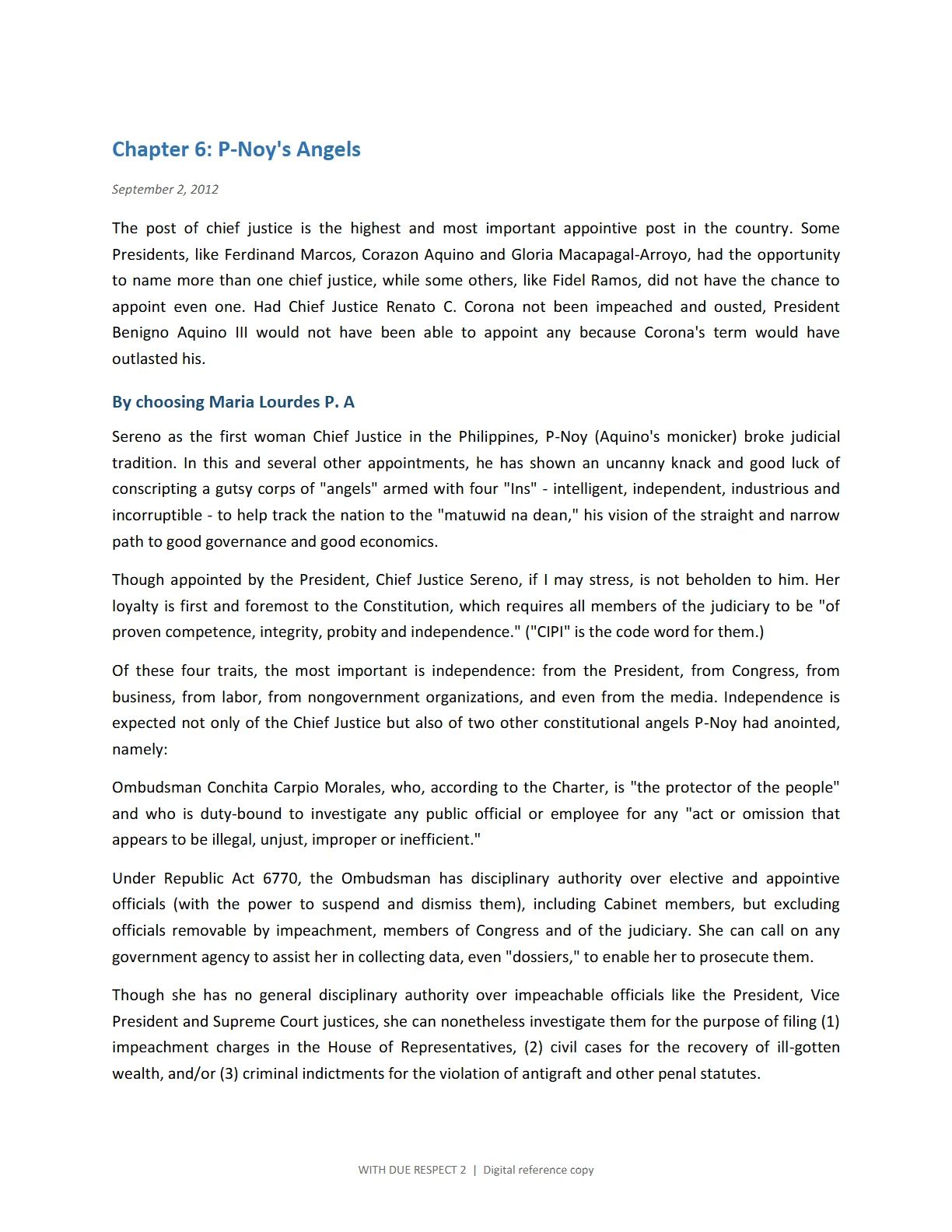 WITH DUE RESPECT 2, page 180