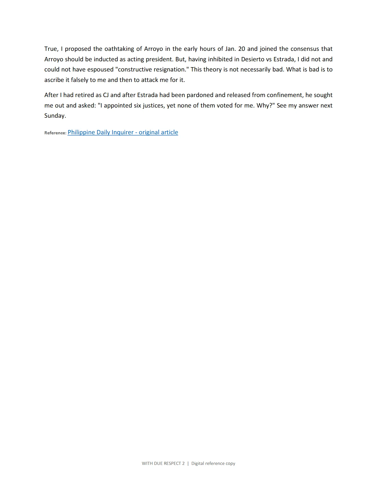 WITH DUE RESPECT 2, page 219
