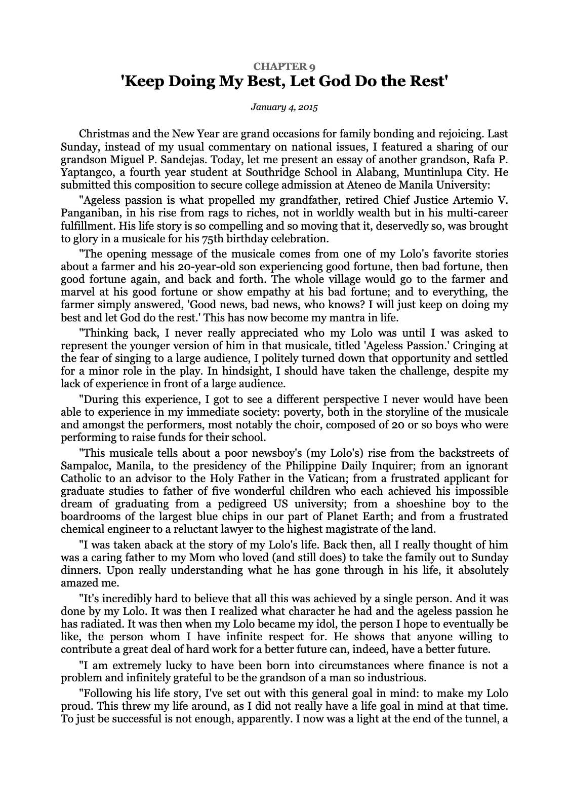 WITH DUE RESPECT 2, page 177