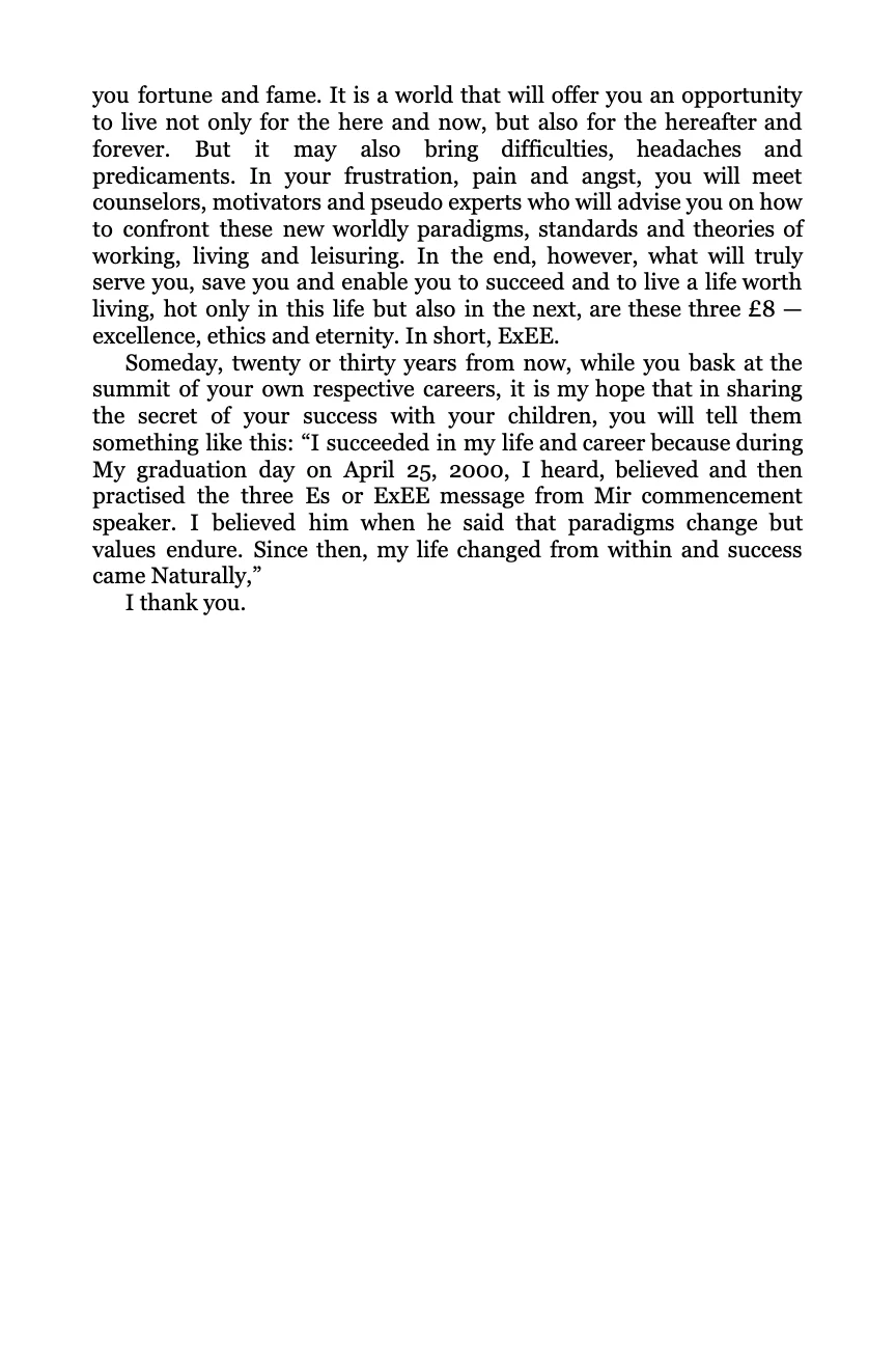 Transparency, Unanimity and Diversity, page 55