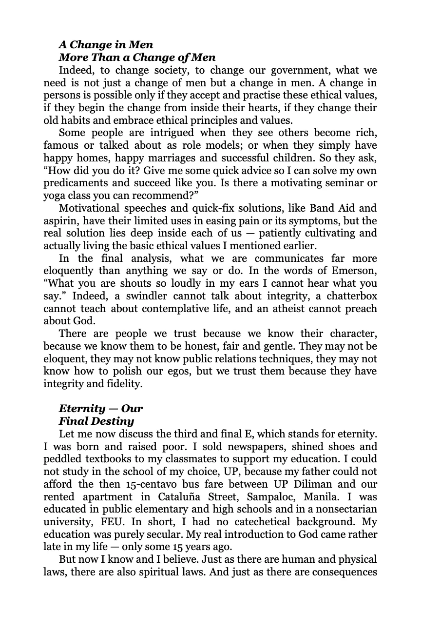 Transparency, Unanimity and Diversity, page 62