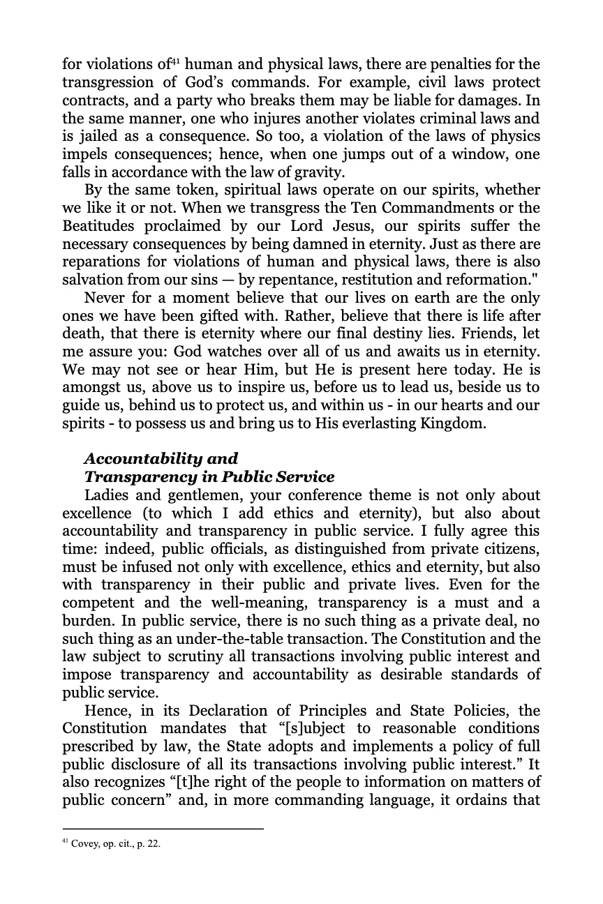 Transparency, Unanimity and Diversity, page 63