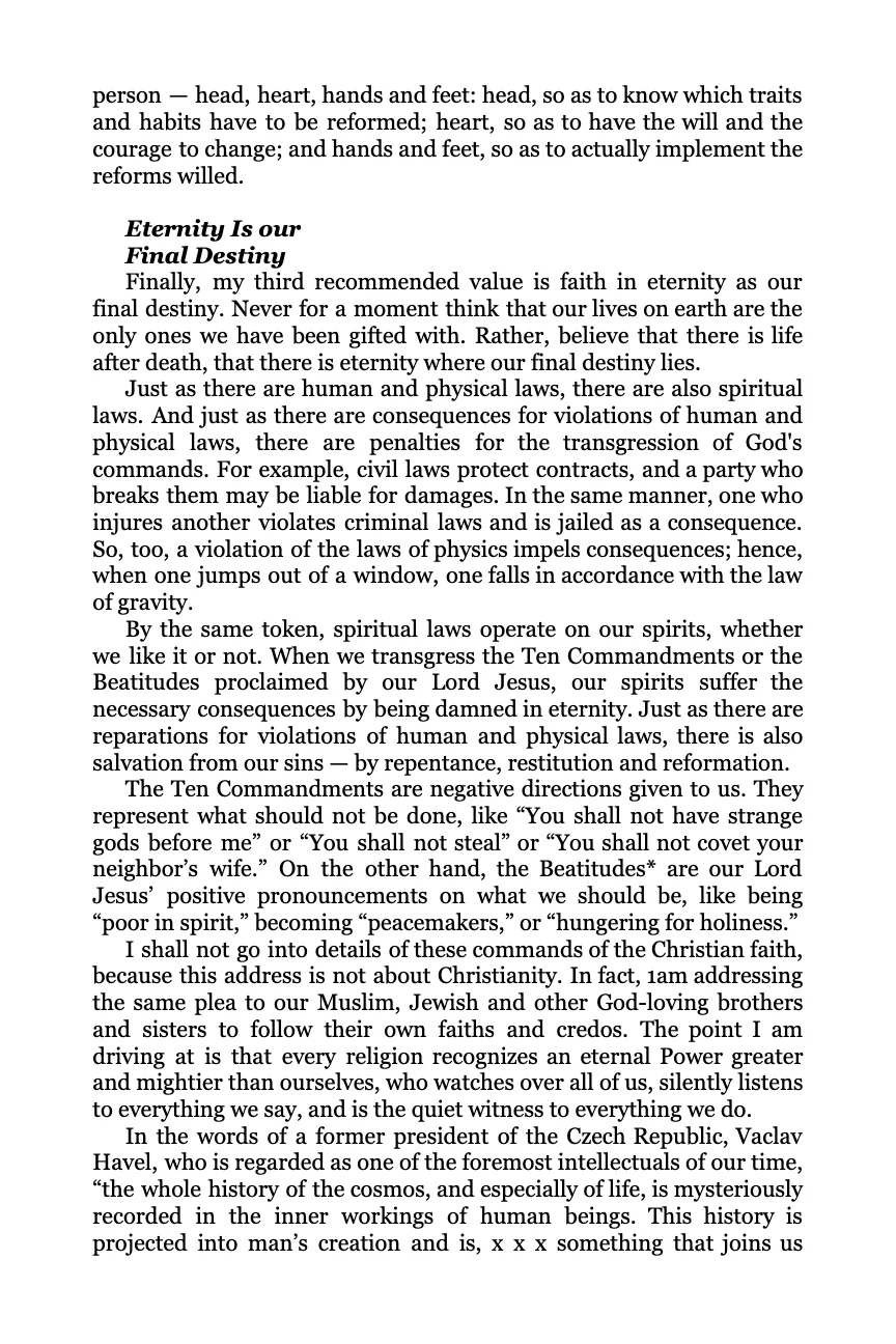 Transparency, Unanimity and Diversity, page 72
