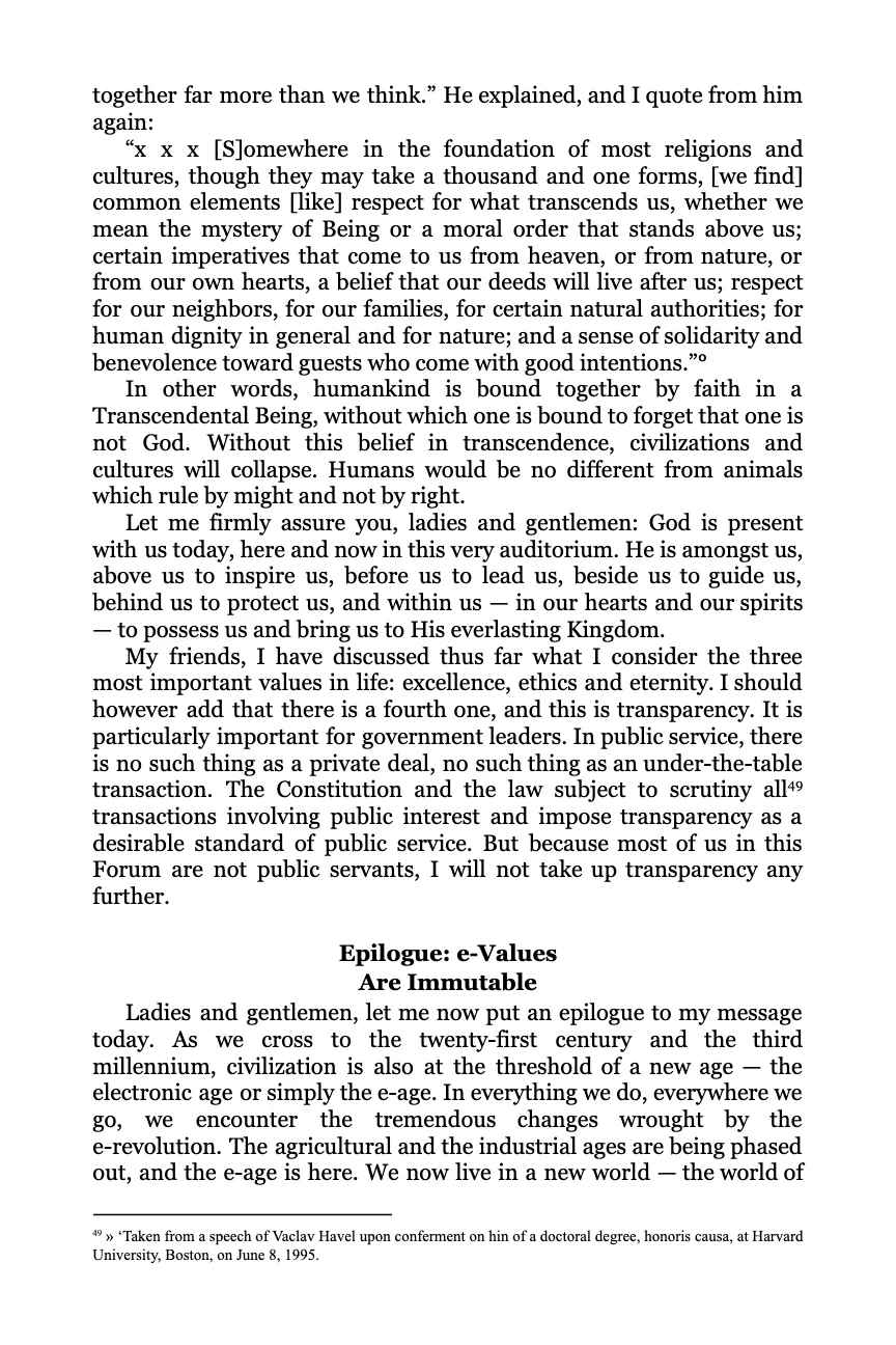 Transparency, Unanimity and Diversity, page 73