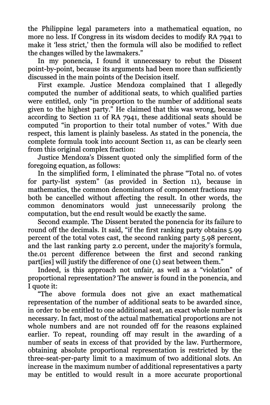 Transparency, Unanimity and Diversity, page 208