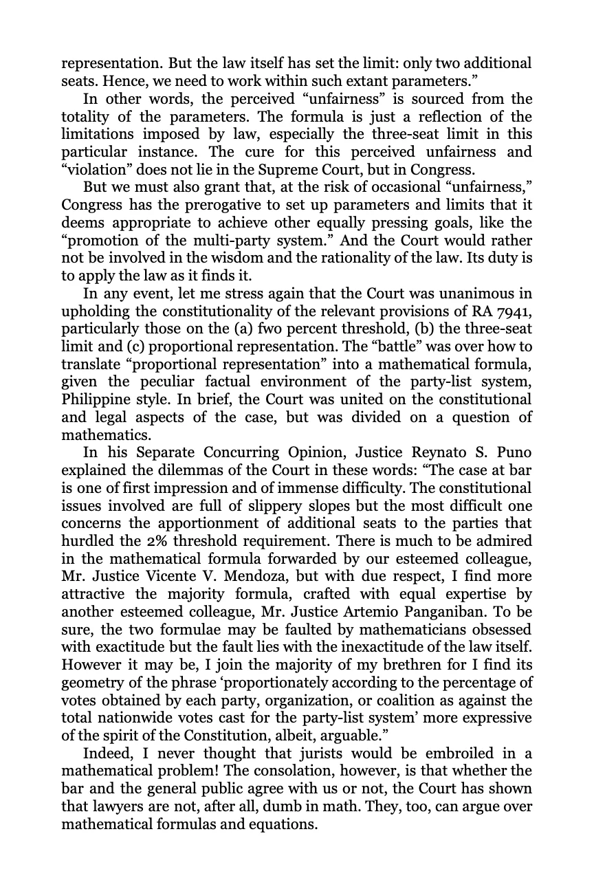 Transparency, Unanimity and Diversity, page 209