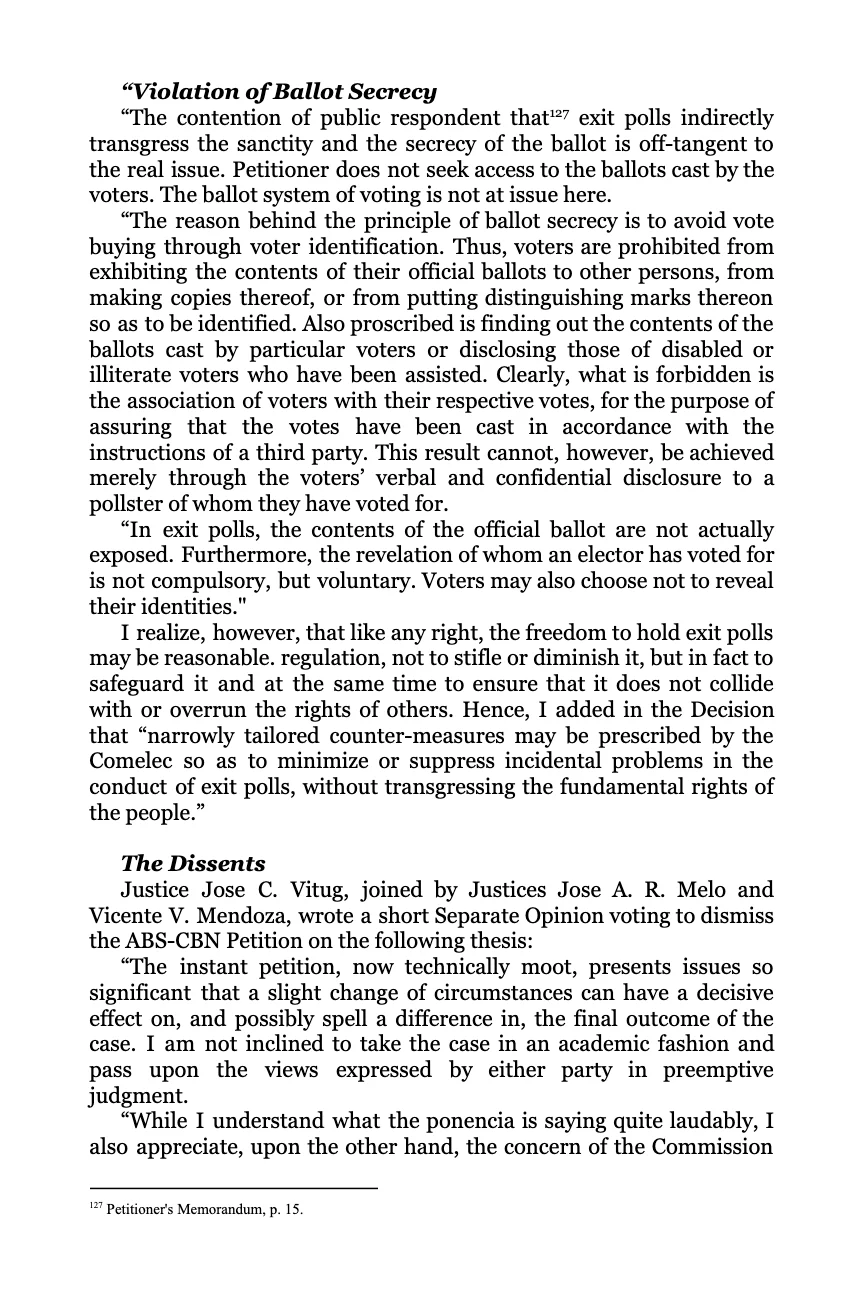 Transparency, Unanimity and Diversity, page 218