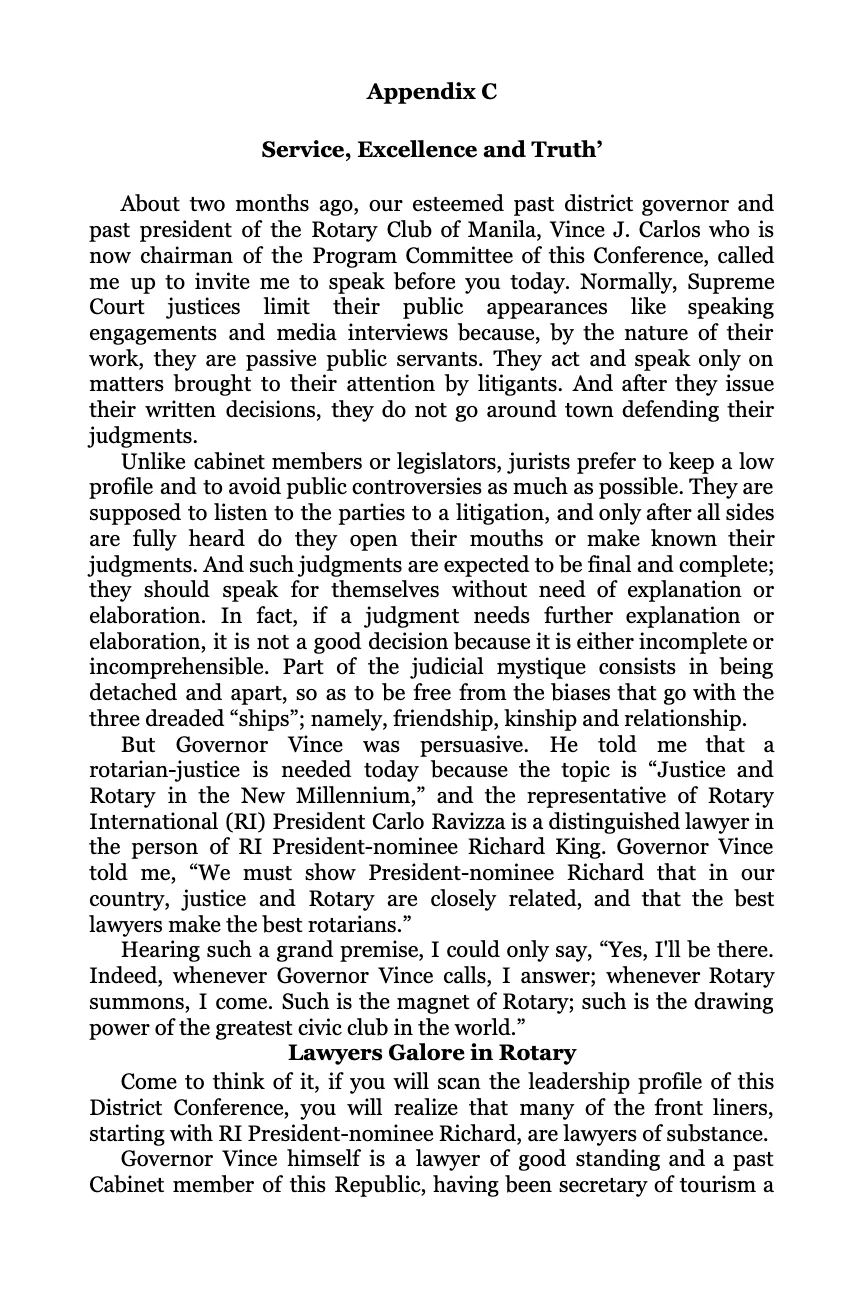 Transparency, Unanimity and Diversity, page 260