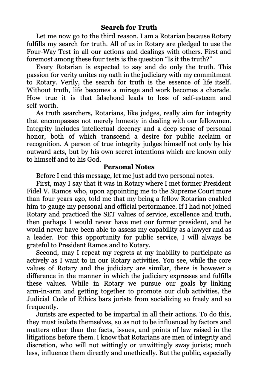 Transparency, Unanimity and Diversity, page 264