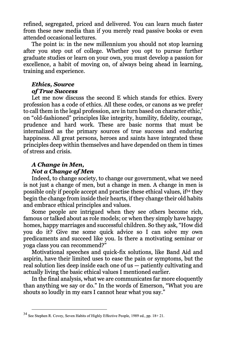 Transparency, Unanimity and Diversity, page 52