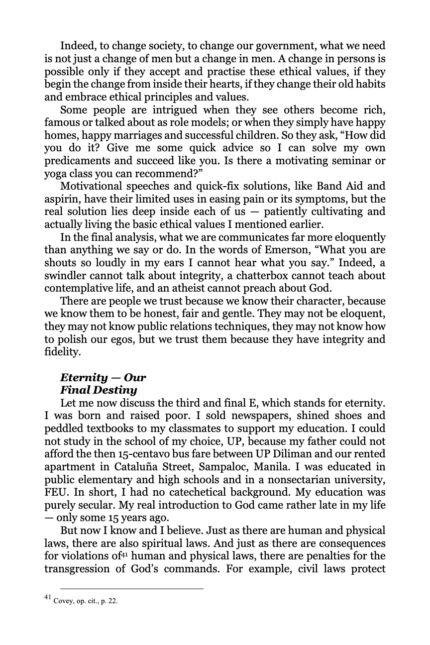 Transparency, Unanimity and Diversity, page 61