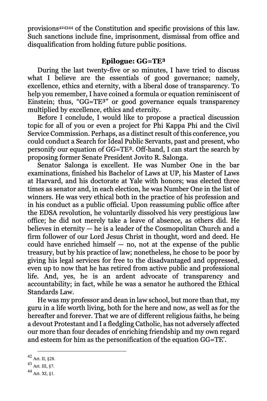 Transparency, Unanimity and Diversity, page 63