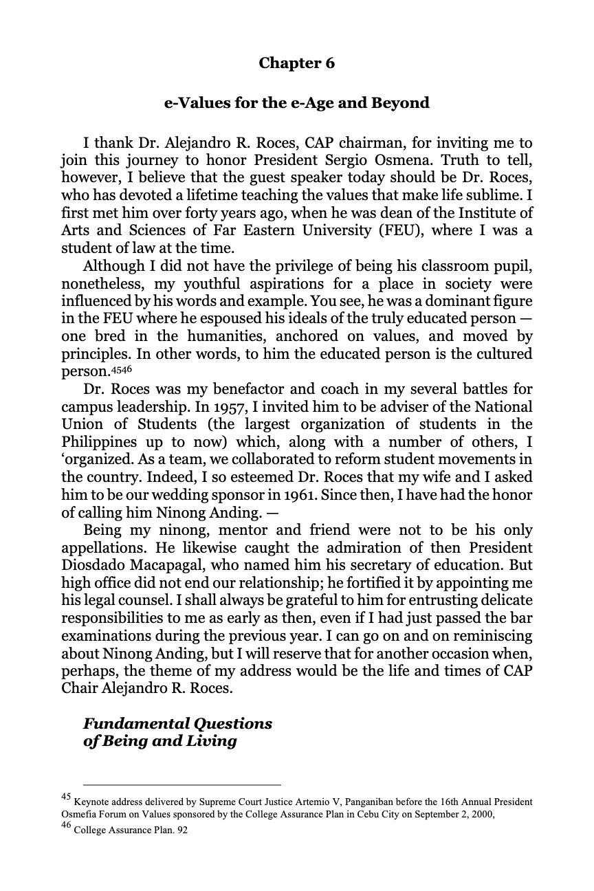 Transparency, Unanimity and Diversity, page 65