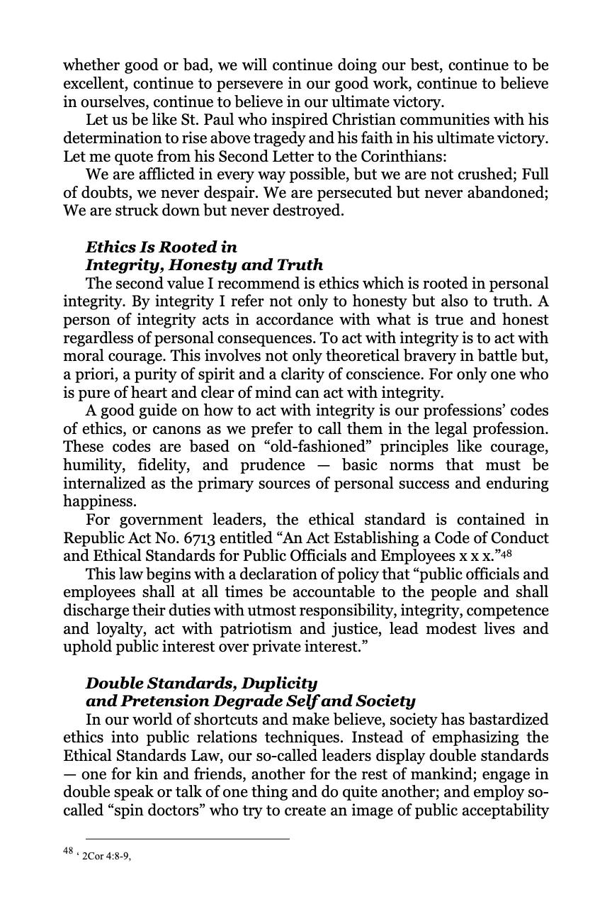 Transparency, Unanimity and Diversity, page 69