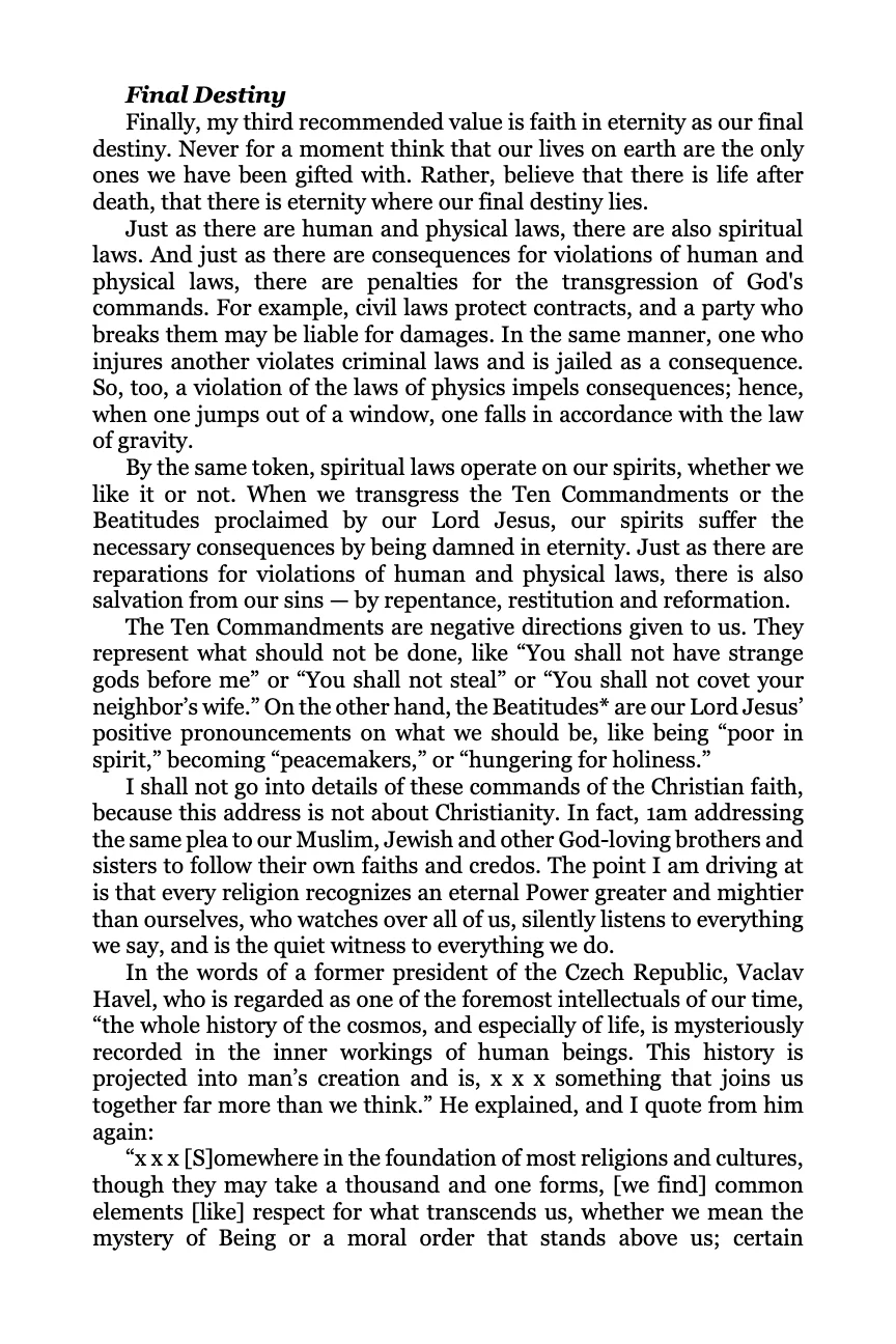 Transparency, Unanimity and Diversity, page 71