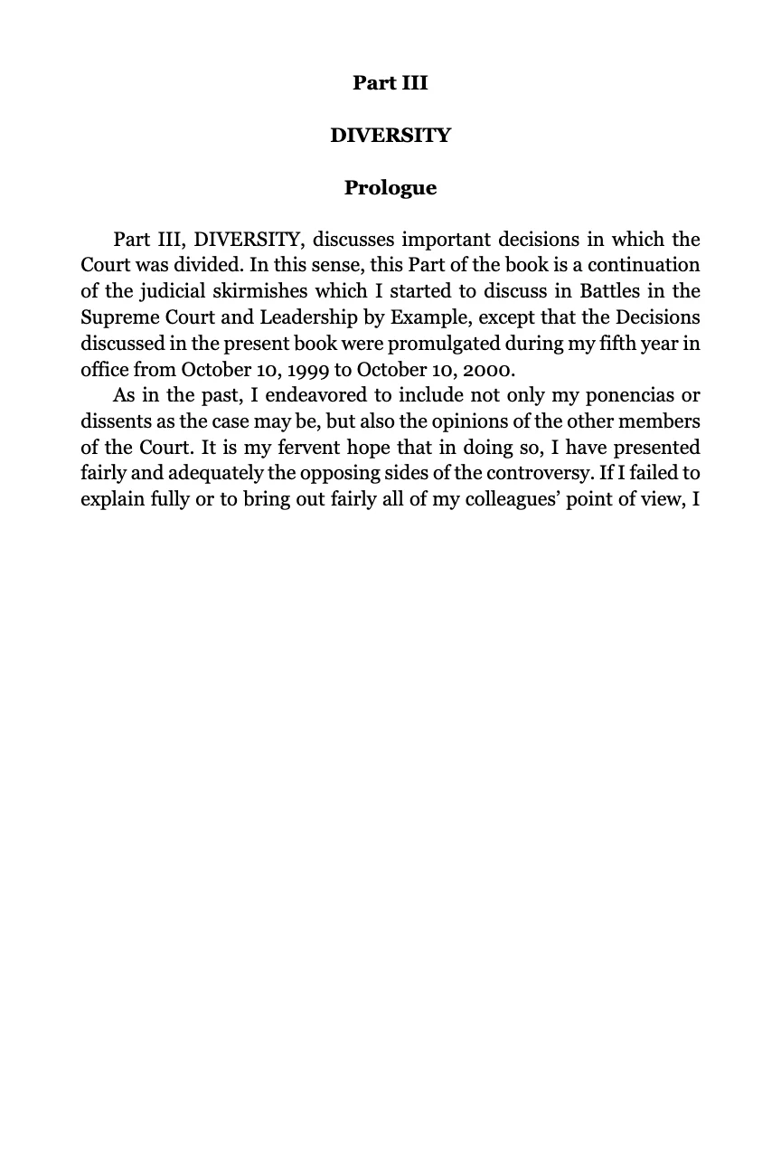 Transparency, Unanimity and Diversity, page 138