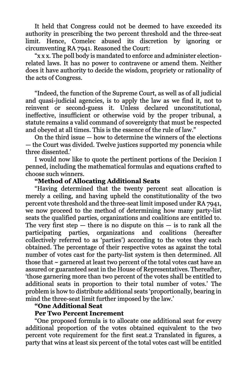 Transparency, Unanimity and Diversity, page 196