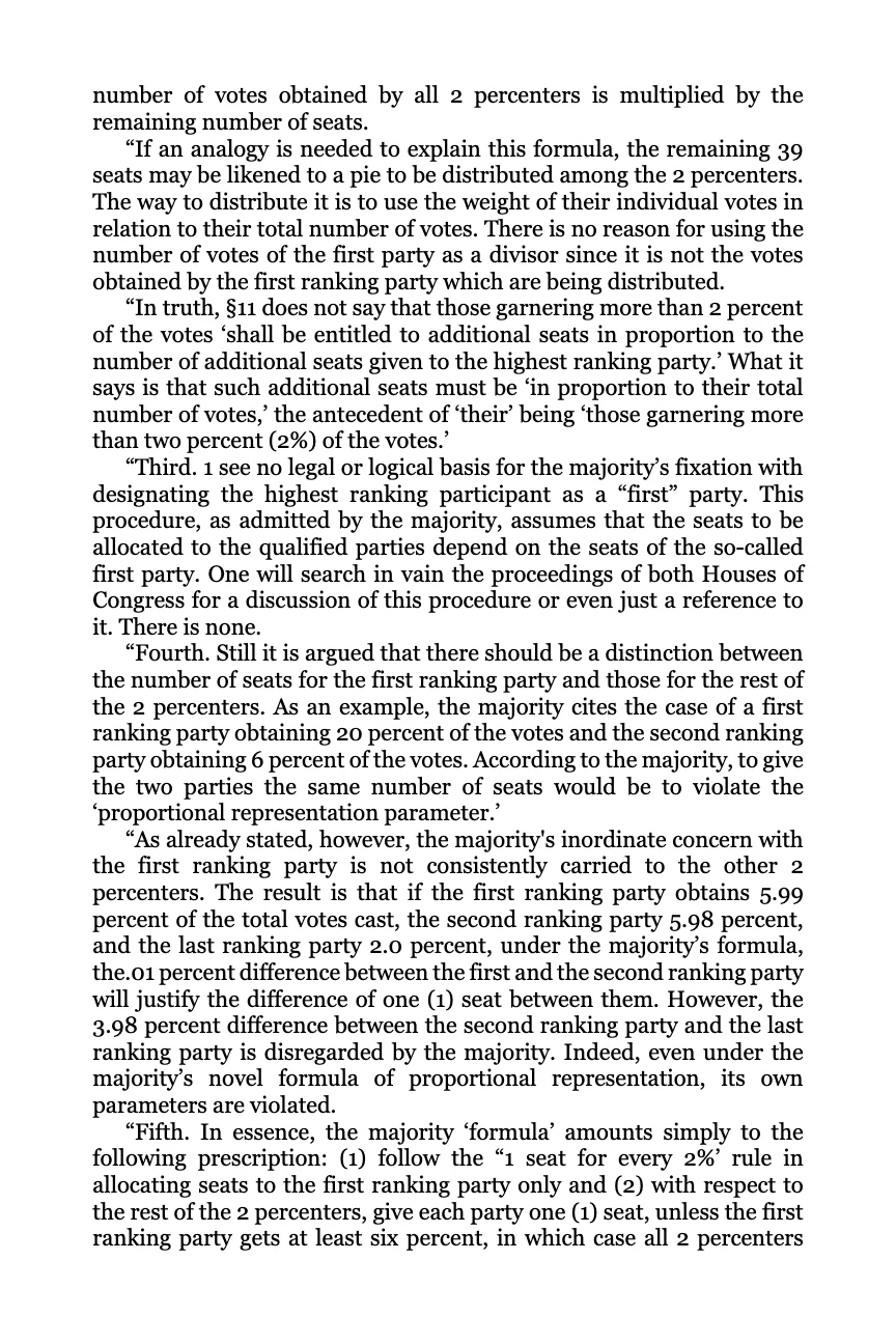Transparency, Unanimity and Diversity, page 203