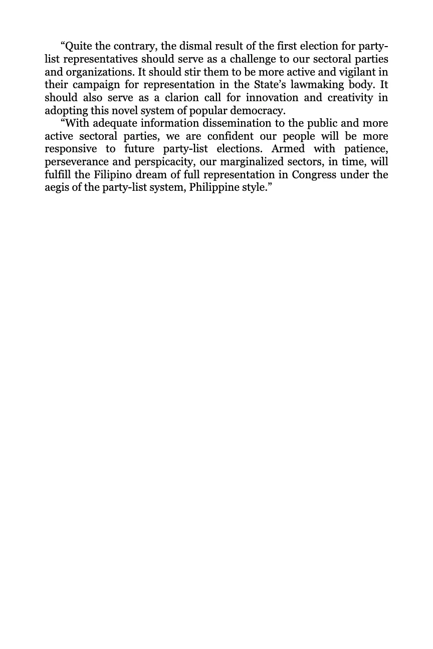 Transparency, Unanimity and Diversity, page 208
