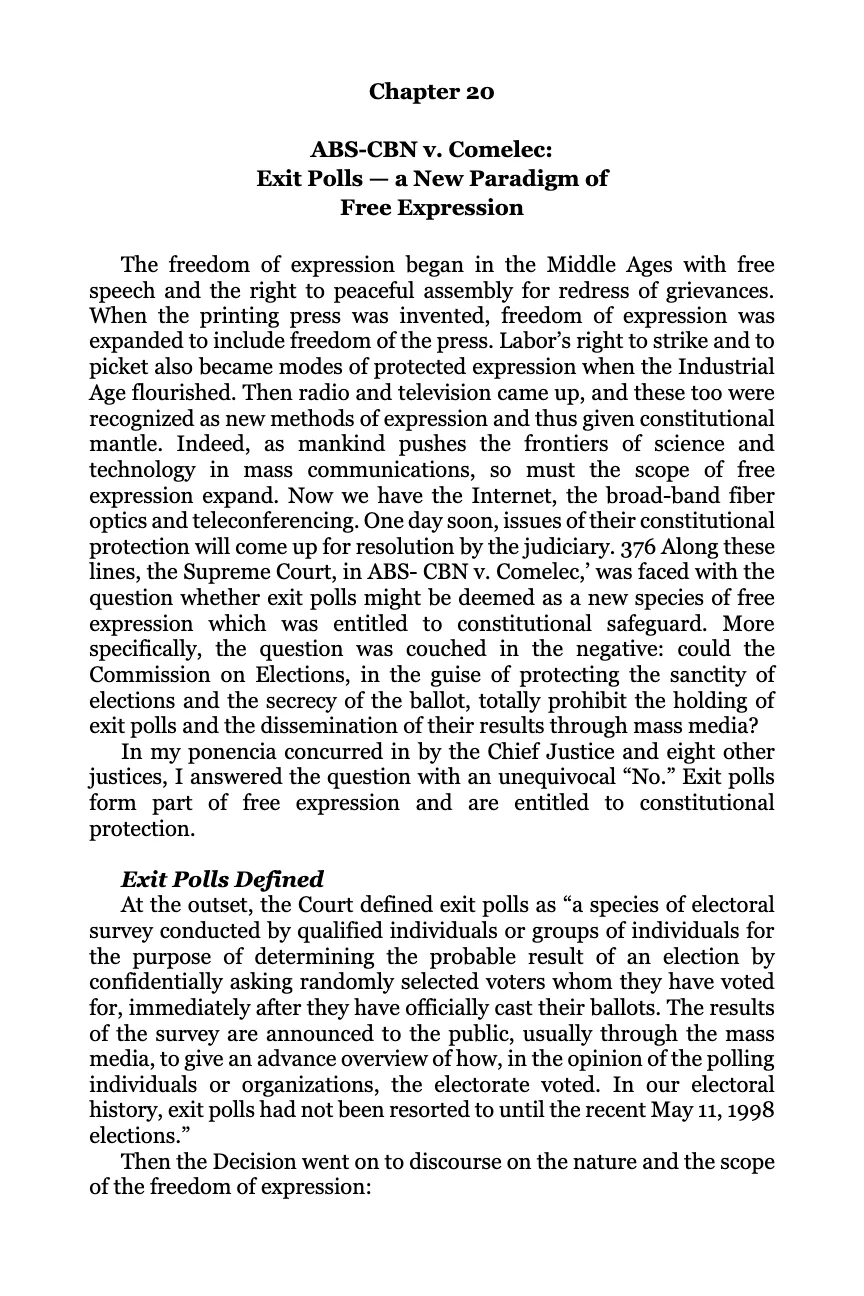 Transparency, Unanimity and Diversity, page 209