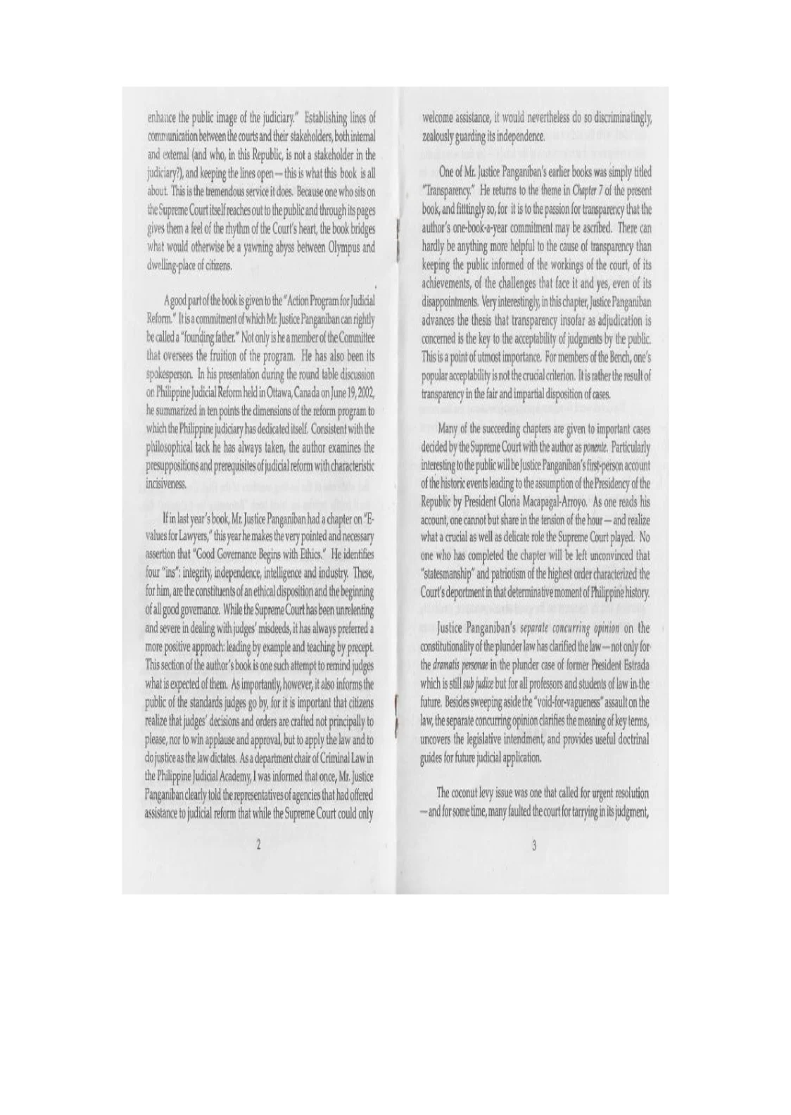 Reforming the Judiciary, page 6
