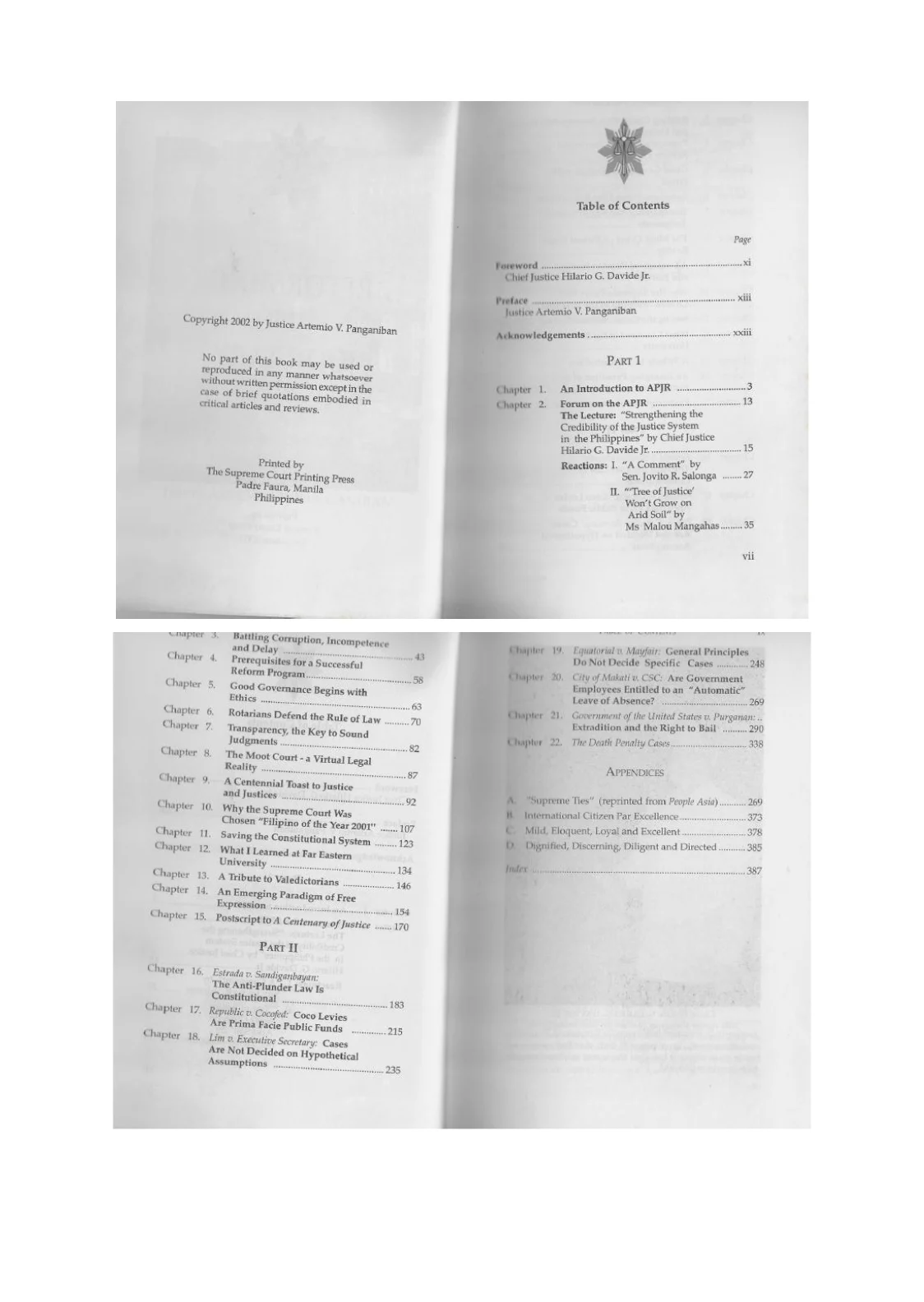 Reforming the Judiciary, page 10