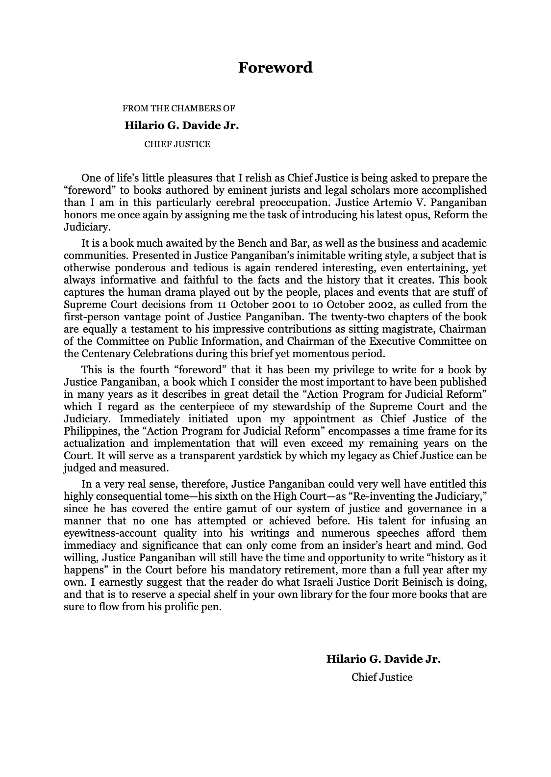 Reforming the Judiciary, page 12