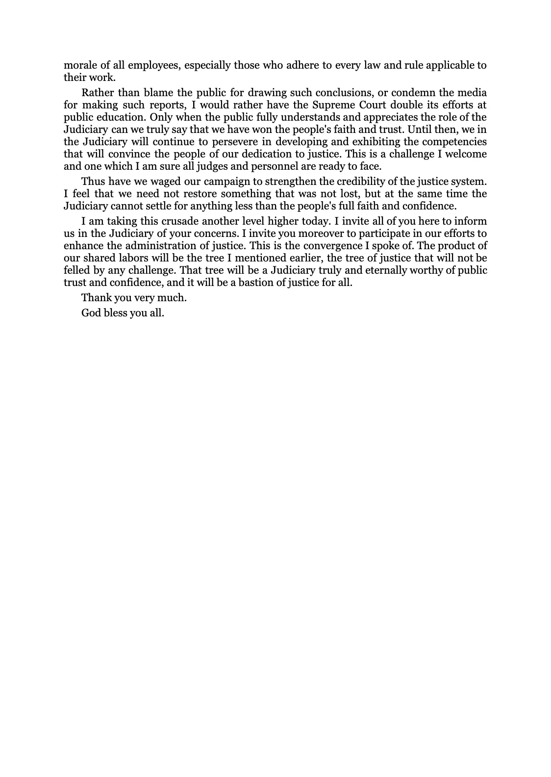 Reforming the Judiciary, page 28