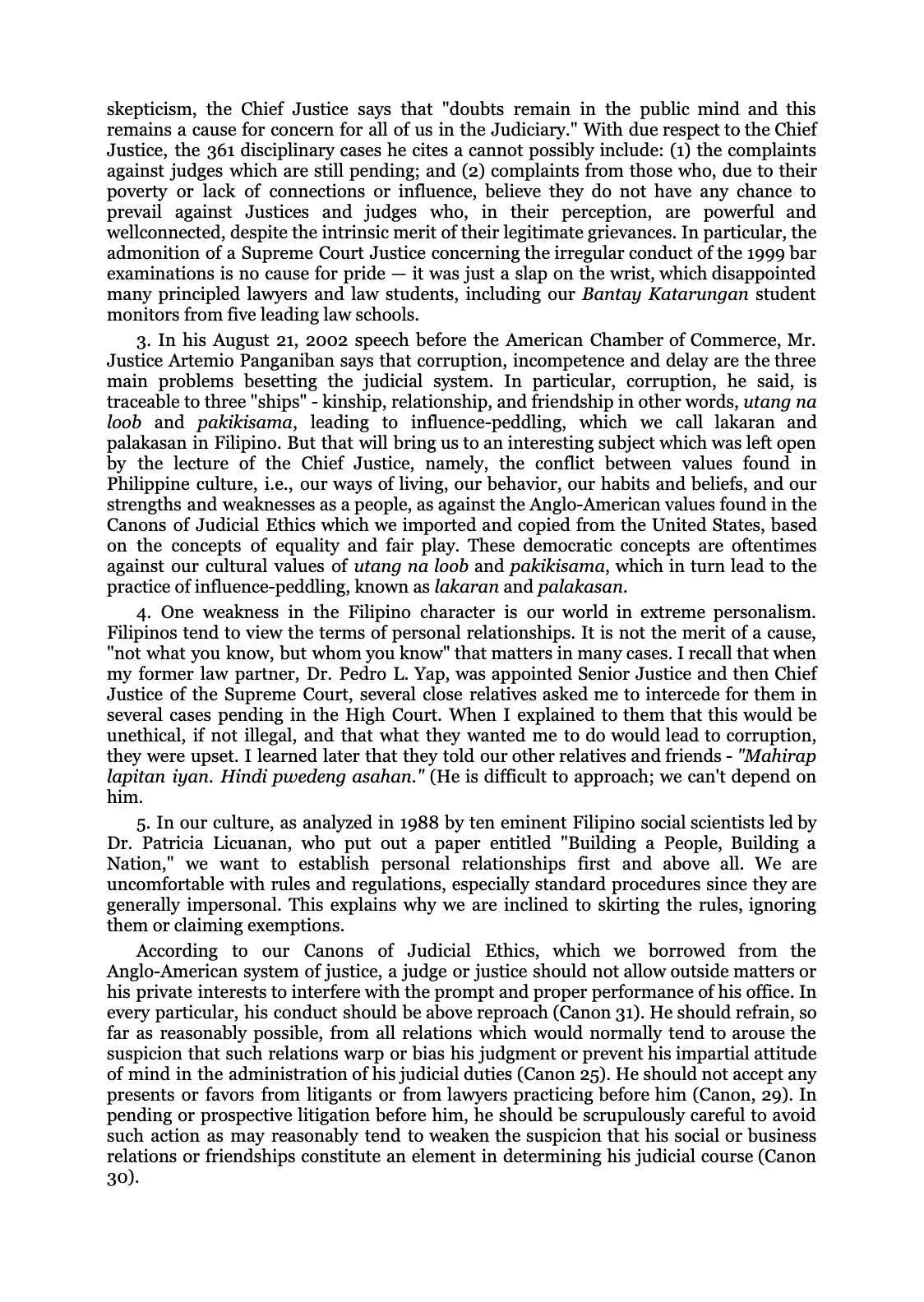 Reforming the Judiciary, page 30