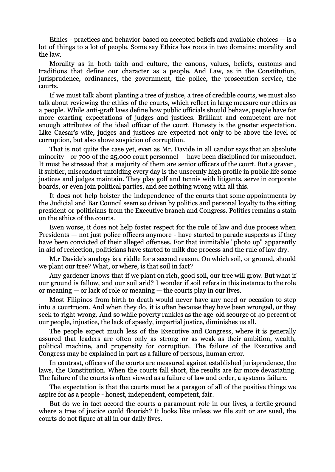 Reforming the Judiciary, page 34