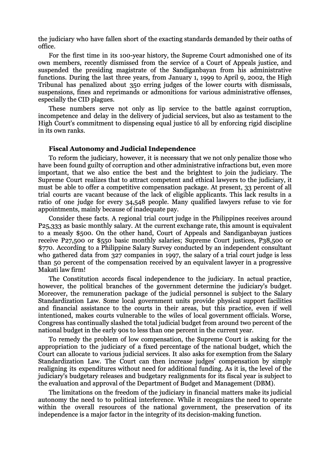 Reforming the Judiciary, page 37