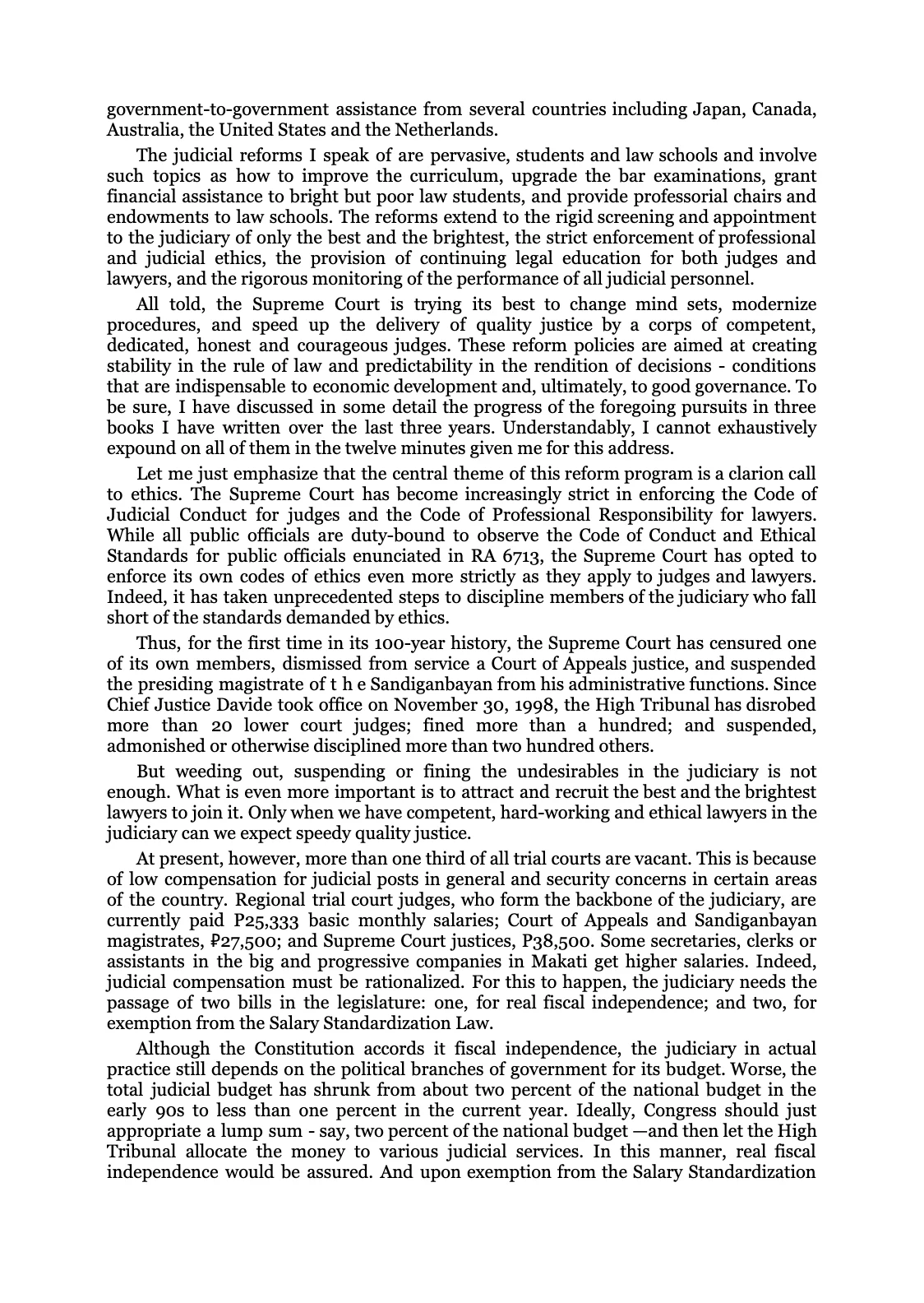 Reforming the Judiciary, page 46