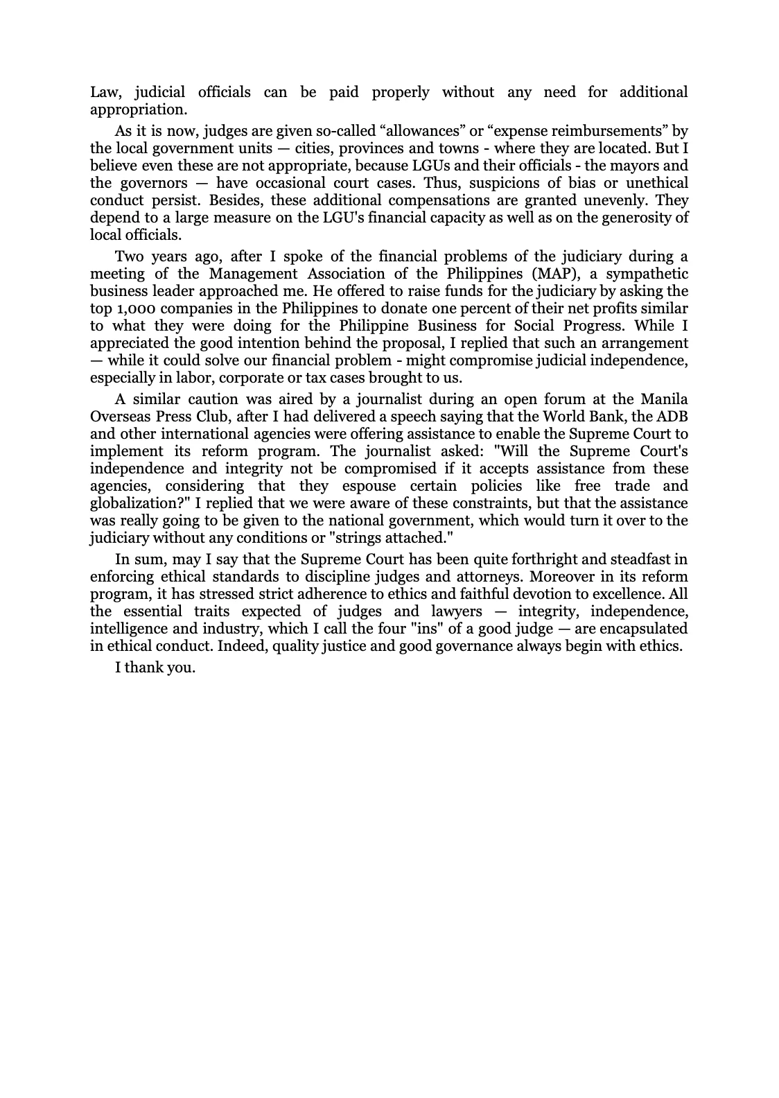 Reforming the Judiciary, page 47