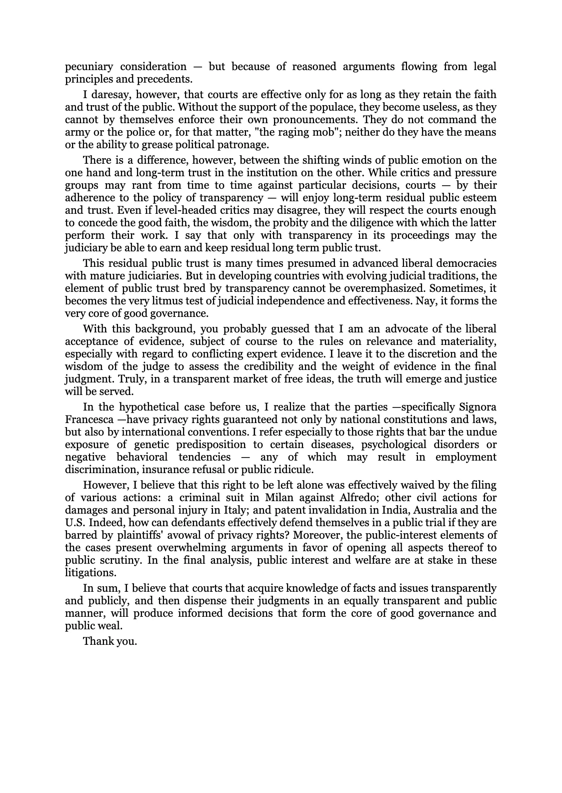 Reforming the Judiciary, page 54