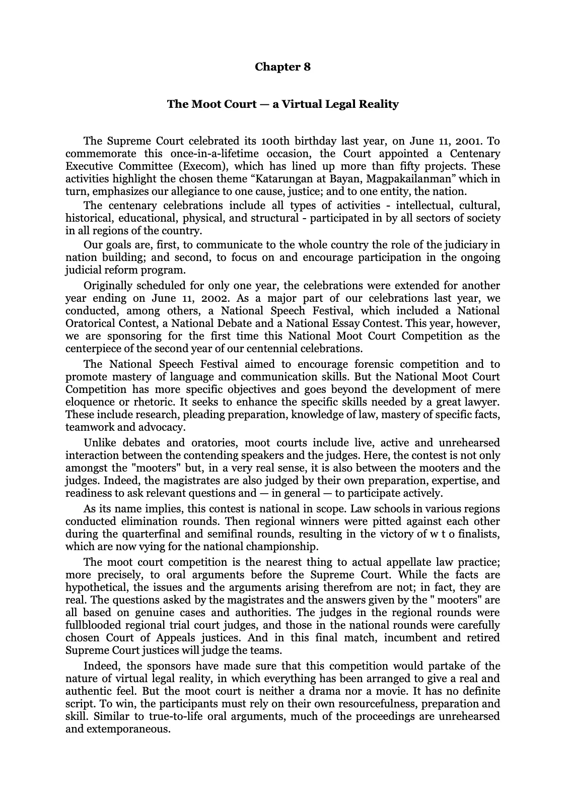 Reforming the Judiciary, page 55