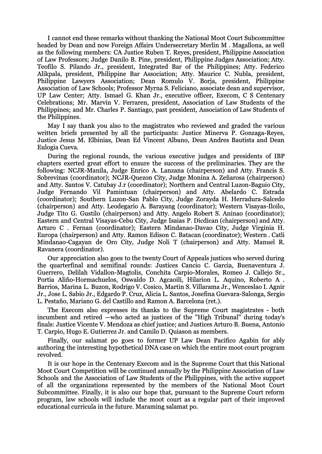 Reforming the Judiciary, page 56