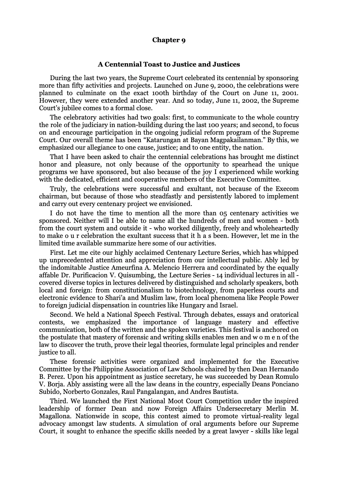 Reforming the Judiciary, page 57