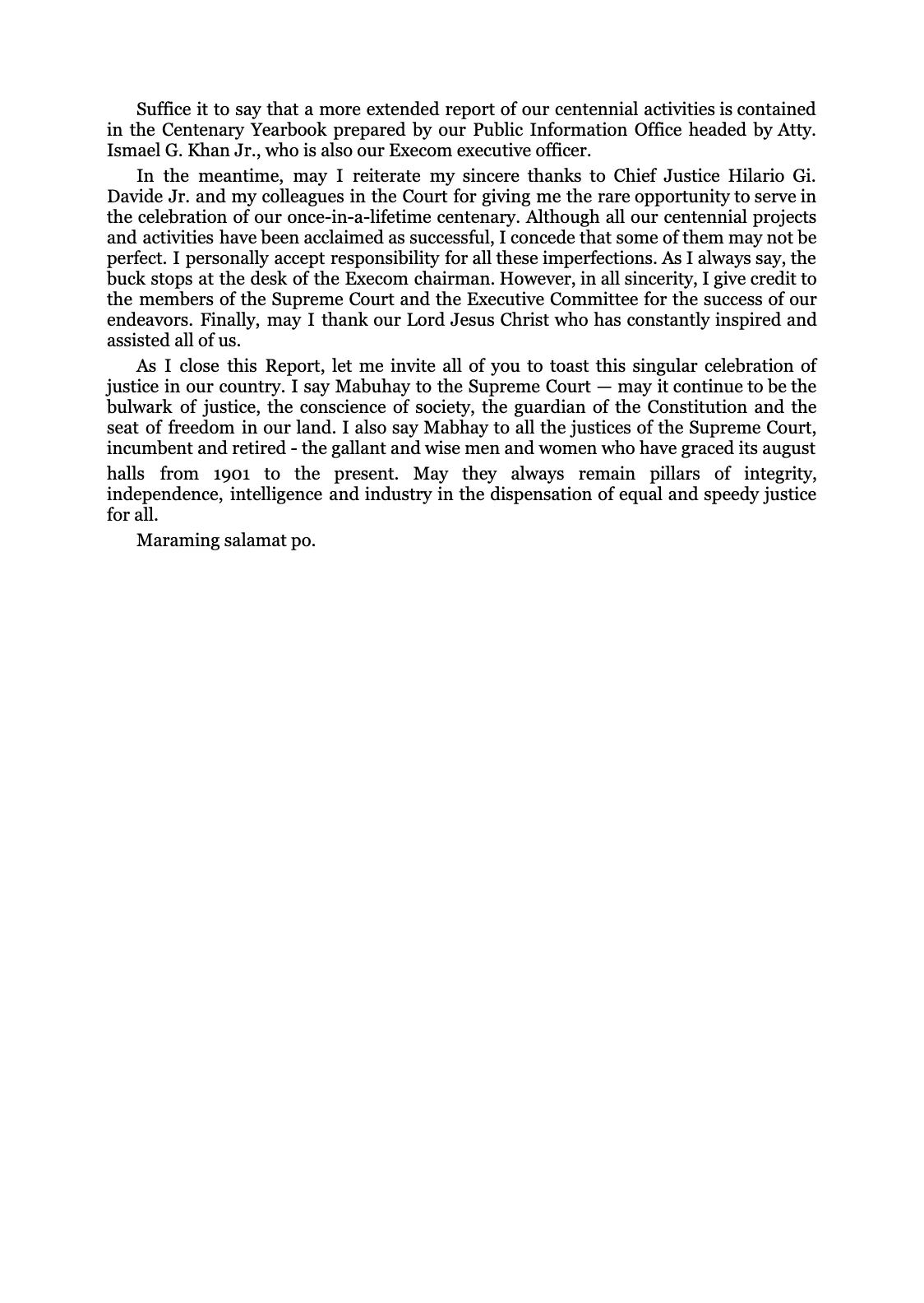 Reforming the Judiciary, page 61