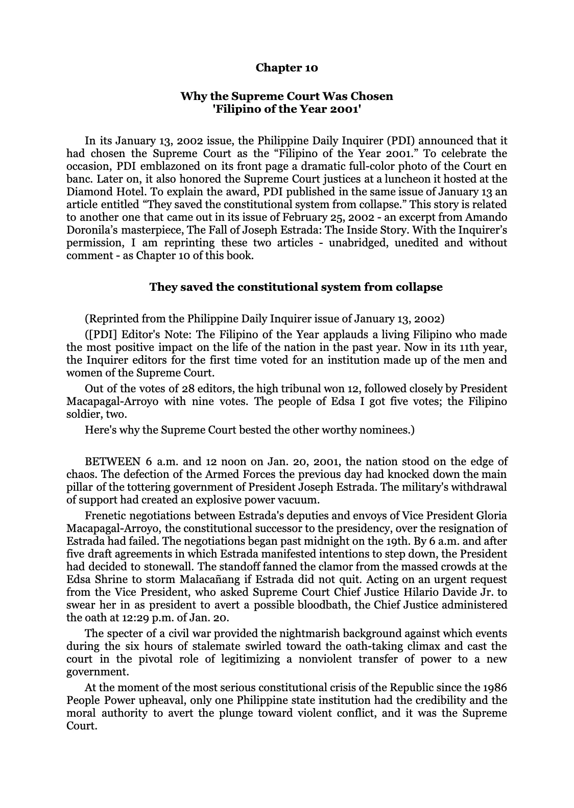 Reforming the Judiciary, page 62