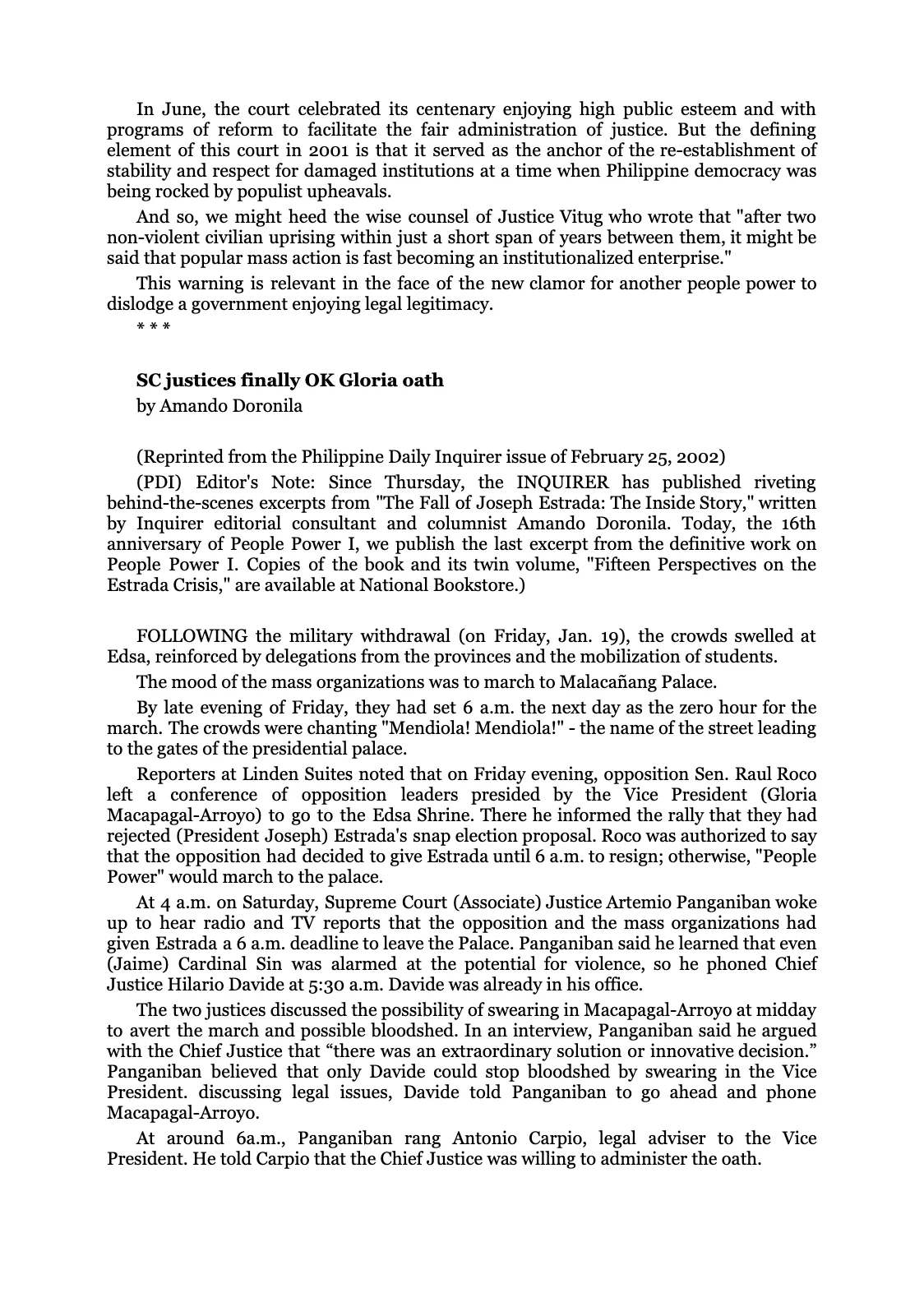 Reforming the Judiciary, page 66