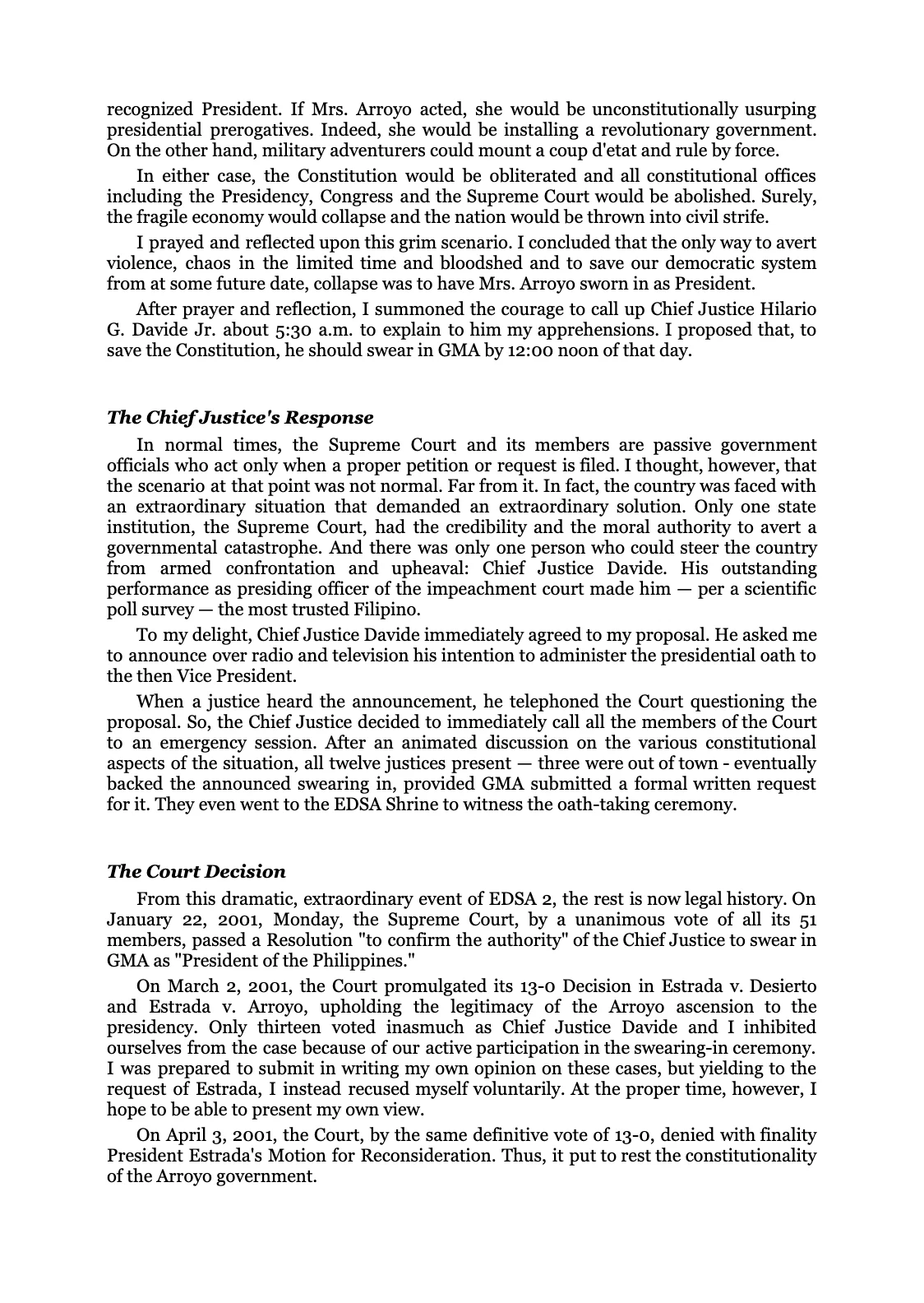 Reforming the Judiciary, page 72