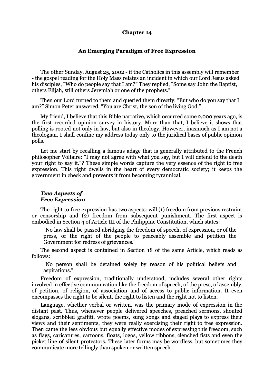 Reforming the Judiciary, page 84