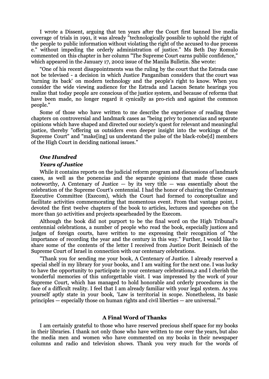 Reforming the Judiciary, page 93