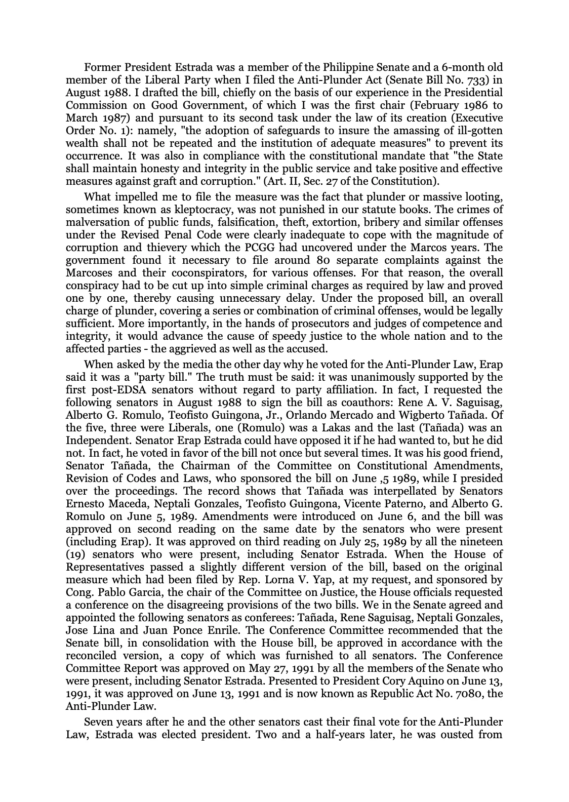 Reforming the Judiciary, page 96