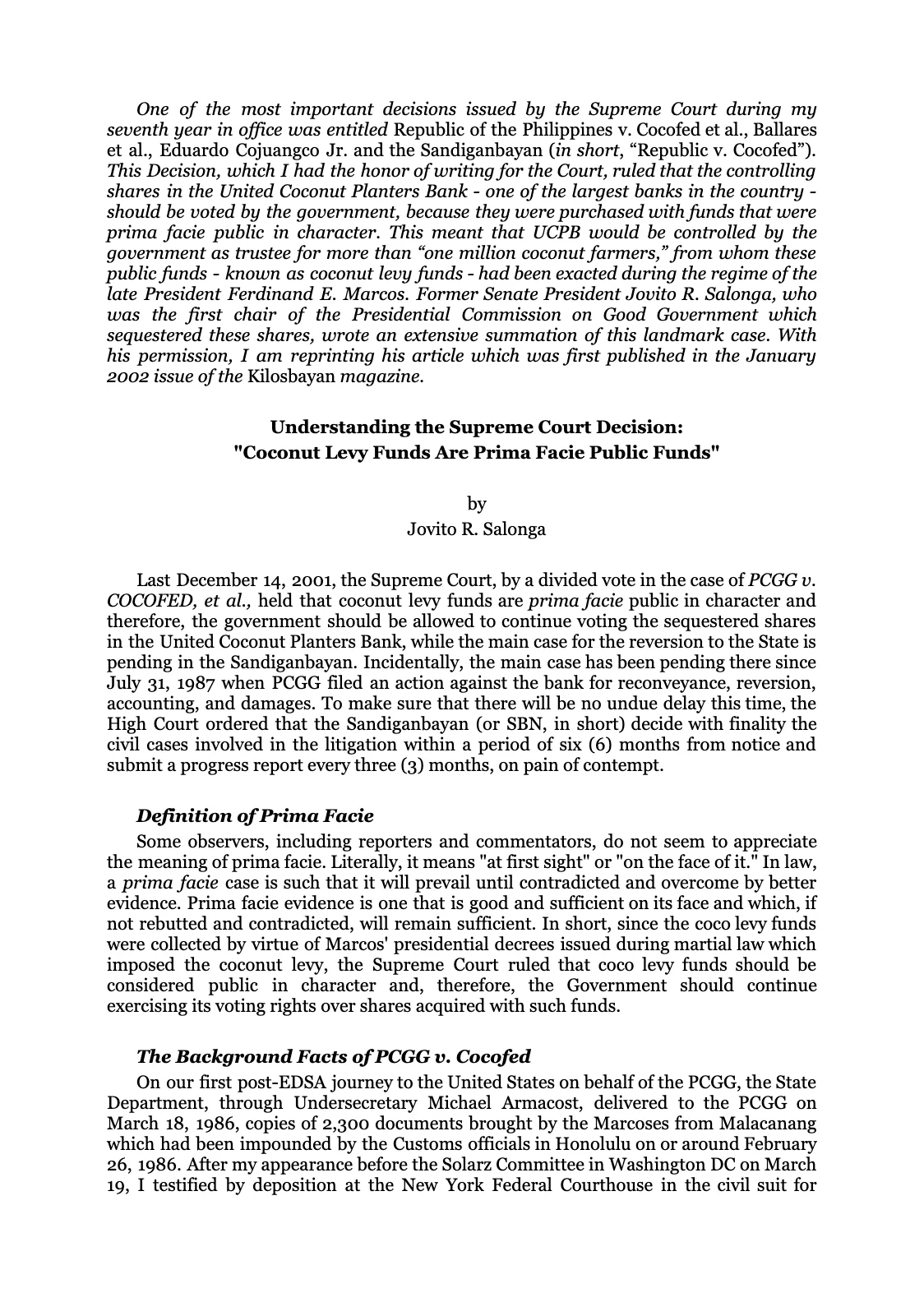 Reforming the Judiciary, page 109