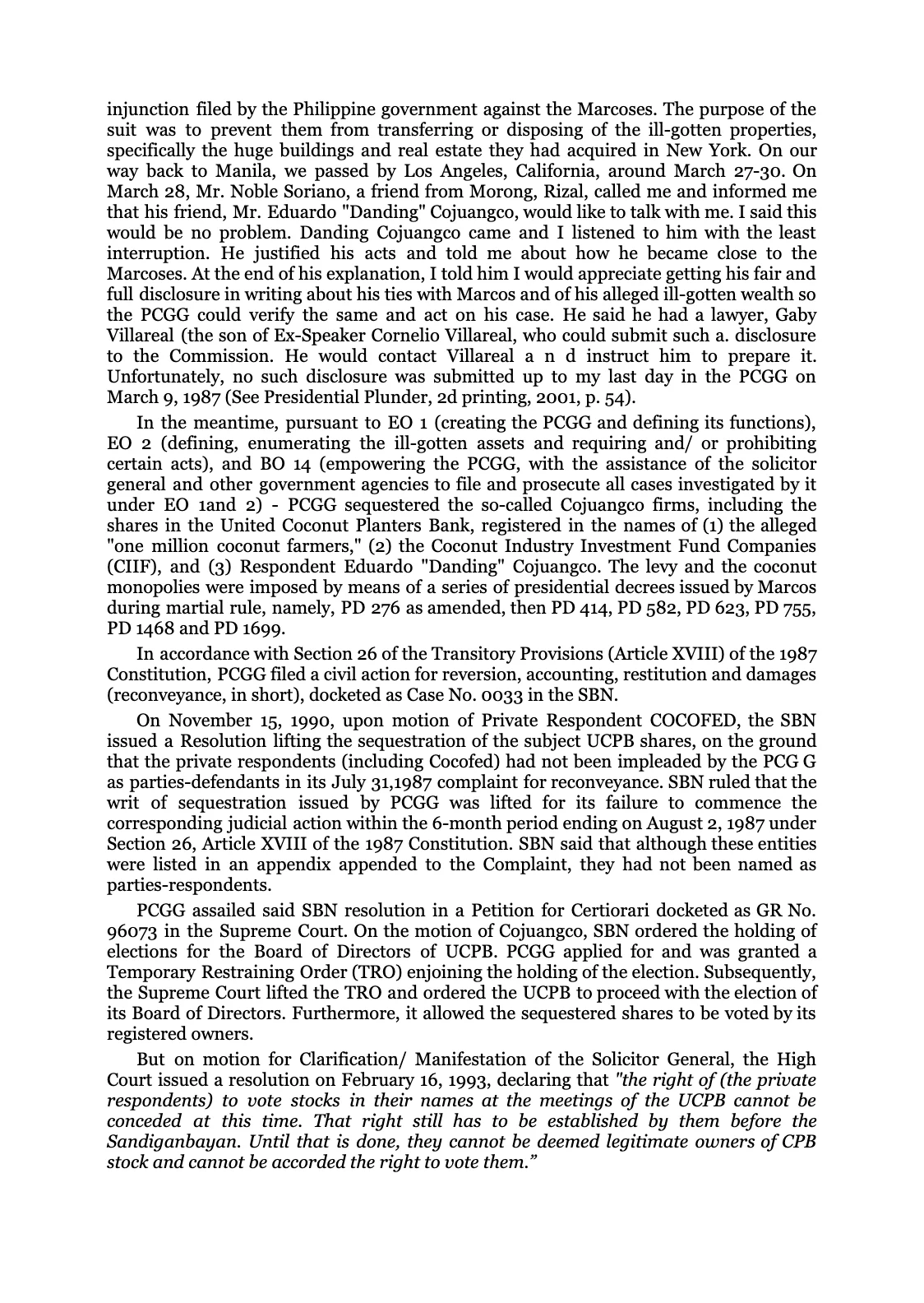 Reforming the Judiciary, page 110